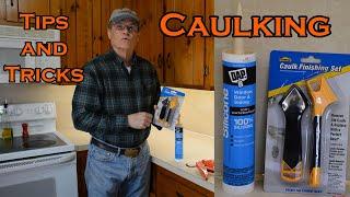 Caulking tips and tricks for a nice finish.