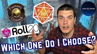 Foundry VTT vs Roll20 vs Fantasy Grounds Unity | Which One Do I Choose?