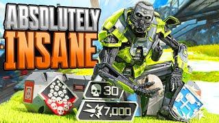 INSANE Caustic 30 KILLS and 7,197 Damage Apex Legends Gameplay Season 21