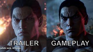 Tekken 8 - Reveal Trailer vs Current Gameplay (And Cutscenes)