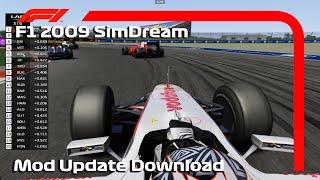 F1 2009 Assetto Corsa simdream - Mod update by Ponz