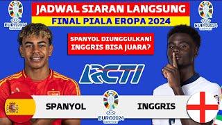 Jadwal Final Piala Eropa 2024 - Spanyol vs Inggris - UEFA EURO 2024 Live RCTI