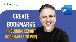 Bookmarks in Word Document | Hyperlink & Cross Reference To | Automatically Export Bookmarks to PDF