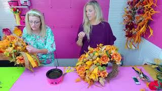 Let’s Make a Quick & Easy Fall Wreath - Flower Friday Live!