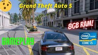 GTA 5 on 8GB RAM | GTA 5 8GB RAM Intel Core i5 Review with Intel(R) HD Graphics | Hunain Shafiq