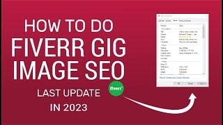 how to fiverr gig image seo | only 5 minute #design #fiverr #seo