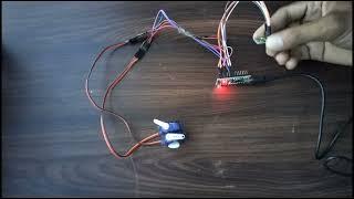 Arduino servo motor control using gyro (mpu6050)