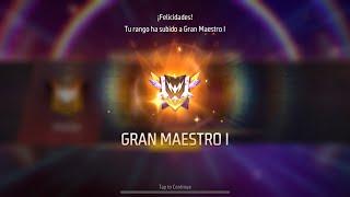 Con esta partida Subí a GRAN MAESTRO en Clasificatoria Temporada 39 Free Fire