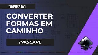 Como converter formas em caminhos no Inkscape