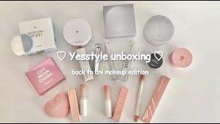 Yesstyle unboxing- back to uni makeup edition 