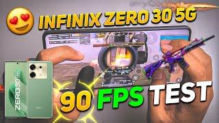 INFINIX ZERO 30 5G BGMI 90 FPS TEST | INFINIX ZERO 30 PUBG TEST 90 FPS | MEDIATEK DIMENSTY 8020