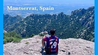 Walking in Monserrat, Spain