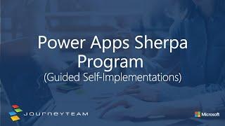 Power Apps Sherpa Program |  Microsoft Tech Business Strategies and Insider Tips | JourneyTEAM