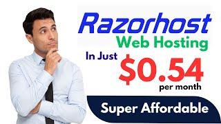 razorhost review | razor host web hosting starting at $0.54 per month | Web Hosting in Rs.45 per/mo