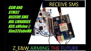 RECEIVE SMS USING STM32 AND GSM SIM900 HAL || KEIL uVision.