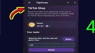 TikTok Shop | Tapswap Code | Complete Guide to TikTok Shop Dropshipping: Zero to Profits