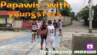 PAPAWIS MUNA(basketball time with youngsters)