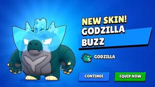 Getting the new Godzilla Buzz skin in Brawl Stars!