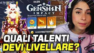 Quali TALENTI LIVELLARE sui PERSONAGGI di GENSHIN IMPACT? - Guida ITA