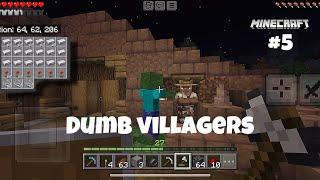 I have issue with Minecraft villagers  Minecraft PE  ll episode 5