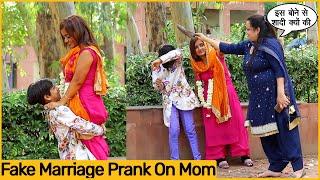 Fake Marriage Prank On Mom By Simran | Chik Chik Boom