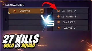 1 V 1 Vs 4 Free Fire Custom | Garena Free Fire ‎ @NonstopGaming_