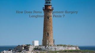 How does penis enlargement surgery lengthen the penis? |  Moorgate Andrology