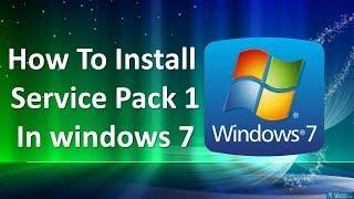 How to install service pack 1 in windows 7 || offline method || SP1 installation