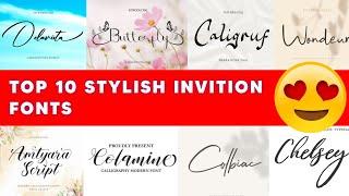 Top 10 Signature Invitation Font Download || Pixellab Font Download 2023 || Fonts Pack 2023