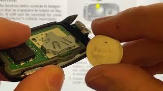 KIA key fob battery change