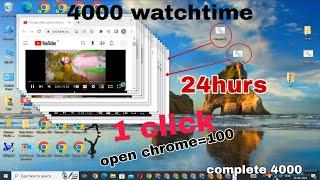 open video in all chrome profile with one click || How to open link with 1 click in all chrome open