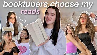 booktubers choose my reads for a week*ish* (spoiler free reading vlog)