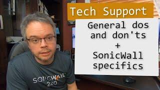 How to work with tech support