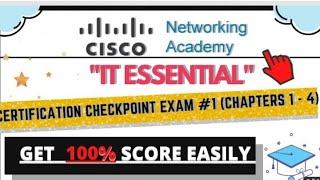 IT Essential 1st Check point ( 1 - 4 ) Chapter Exam Answer | Cisco | IT Essential  IT Essential 2023