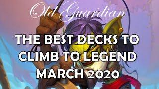 Best decks to climb to Legend (Hearthstone Galakrond's Awakening March 2020)