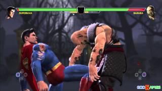 Mortal Kombat vs. DC Universe Gameplay PS3 HD (GodGames Preview)