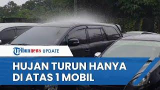 Viral Video Unik Hujan di Cikarang Hanya Turun di Atas Sebuah Mobil Hitam, Padahal Langit Cerah