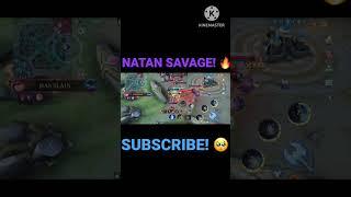 NATAN SAVAGE!! | Mobile Legends