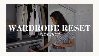 Summer Wardrobe Switch-Over & Organization | Wardrobe Reset and Declutter Routine