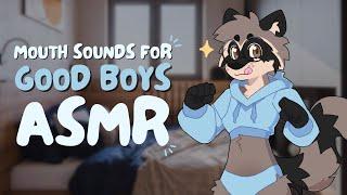 [Furry ASMR] Mouth Sounds for Good Boys  | Cuddling in a Rainy Day, Personal Attention, Kisses...