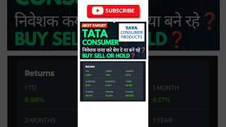 TATA CONSUMER SHARE NEWS #stockmarket #shorts #youtubeshorts