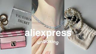 aliexpress unboxing | dupes, jewelry, beauty ~ no talking, no music