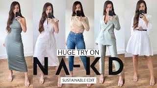 HUGE NA-KD TRY ON . SUSTAINABLE EDIT | Honestly Alessandra