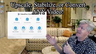 Upscale, Convert, or Stabilize any video with Videoproc AI