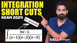 INTEGRALS ALL SHORTCUT AND TRICKS | KEAM 2024