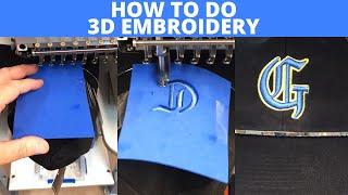 How To Do 3D Embroidery With Foam & Avance 1501C