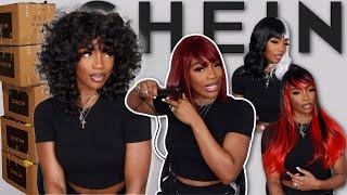 TRYING 12 SHEIN SYNTHETIC WIGS UNDER $20 | SHEIN Wigs Try On PART 2