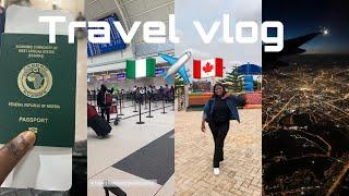 Canada  Travel vlog: Nigeria  to Canada//first time traveling alone outside Nigeria