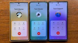 Samsung S23, S22, S21 ULTRAs Google Assistant Outgoing Call with Different Voices + Incoming Call