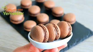 MAKARON BU TARİFLE YAPILIR  ÇOK GARANTİLİ MACARON TARİFİ KOLAY MAKARON YAPIMI